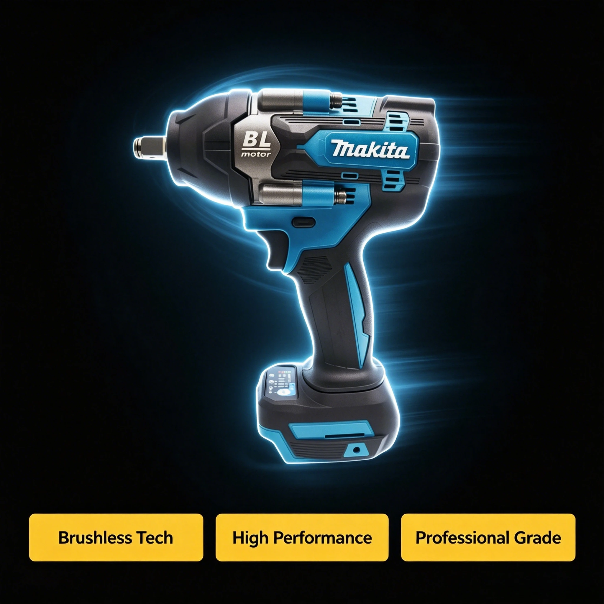 Makita DTW700 Cordless Brushle - Torque Wrench recension och pris