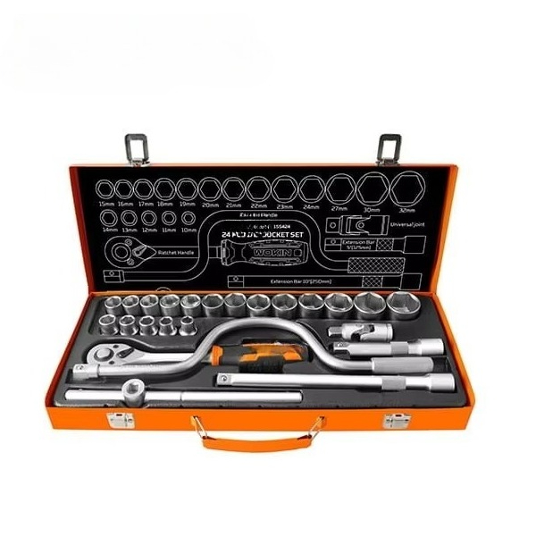 155424 24pcs 1/2in Tool Wrench - Socket Set recension och pris