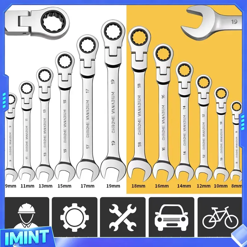 Flex Head Ratcheting Wrench Se - Socket Set recension och pris