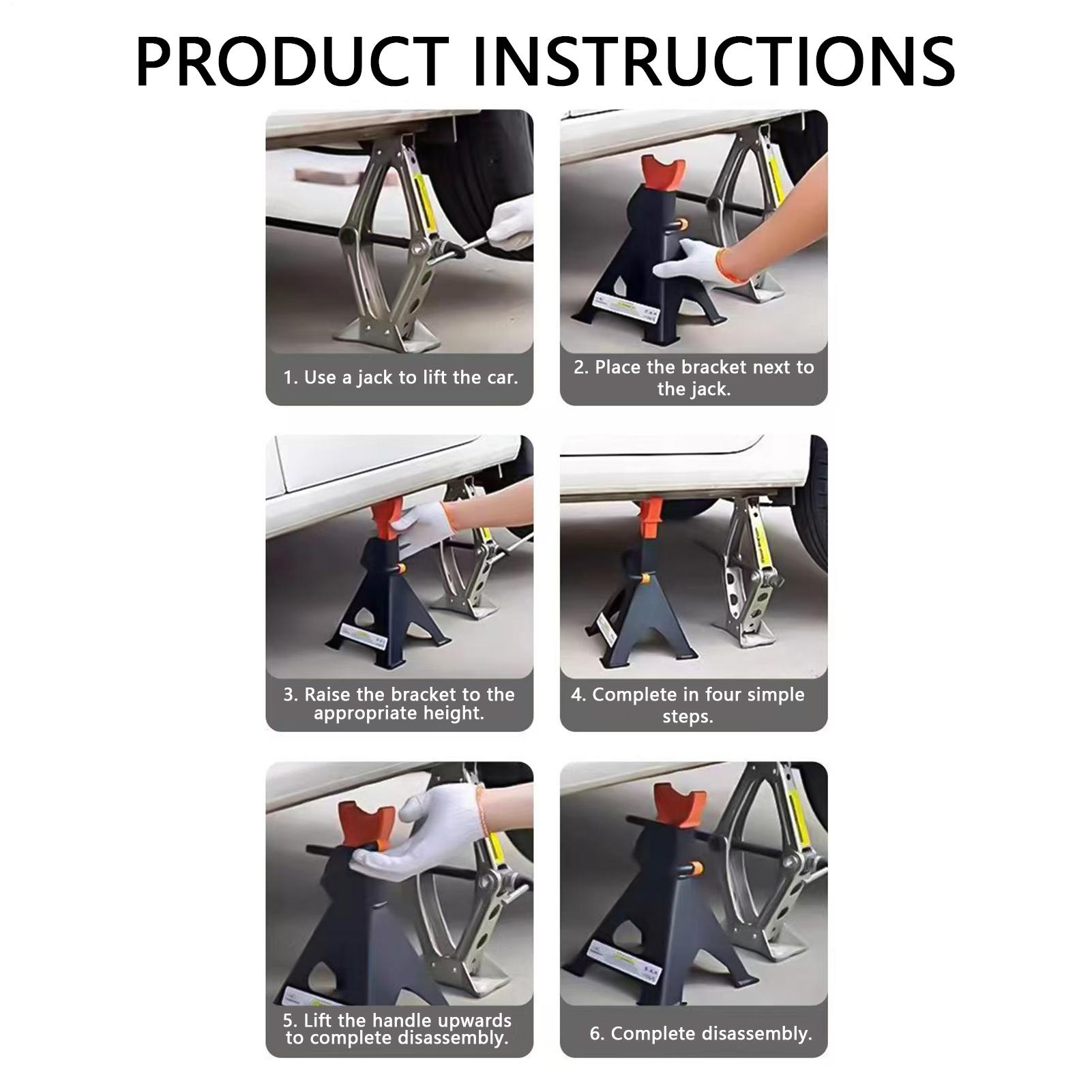 Truck Jack Stands 3 Ton/ 6 Ton - Car Jack recension och pris